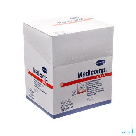 Medicomp Kompres Steriel 6Pl 7,5X7,5Cm 25X2 4110761  -  Hartmann