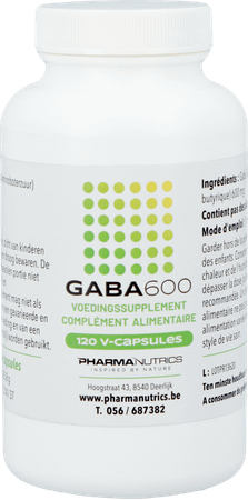 Gaba 600 V-Caps 120 Pharmanutrics