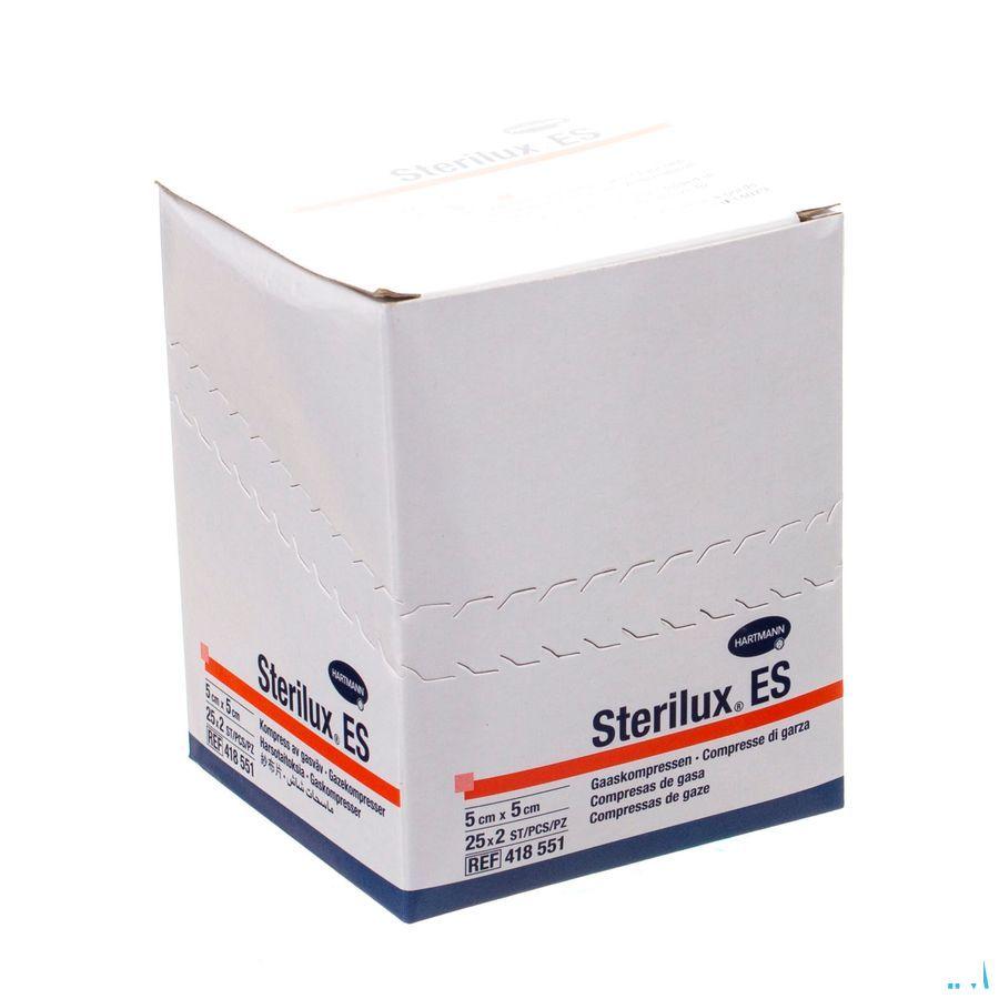Sterilux Es 5x5cm 8l.st. 25x2 P/s  -  Hartmann