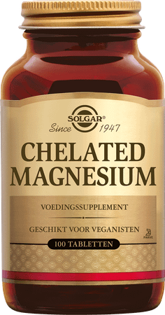 Solgar Chelated Magnesium Comprimes 100  -  Solgar Vitamins Solgar Chelated Magnesium Comprimes 100  -  Solgar Vitamins