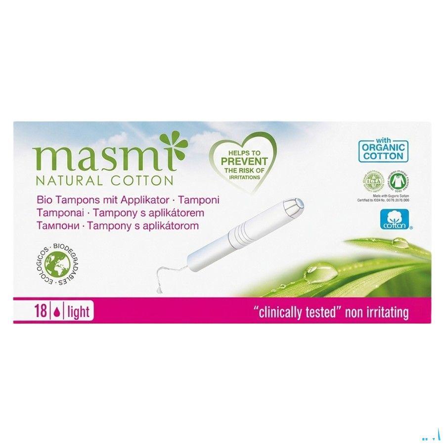 Masmi Tamon Coton Bio Mini Avec Applicateur 18  -  Natur'Inov