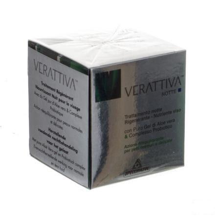 Verattiva Nachtbehandeling Gelaat Herstel-voed50 ml