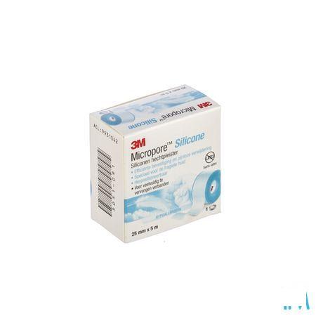 Micropore 3m Silicone Tape 25,0mmx5m 1 2775p-1  -  3M