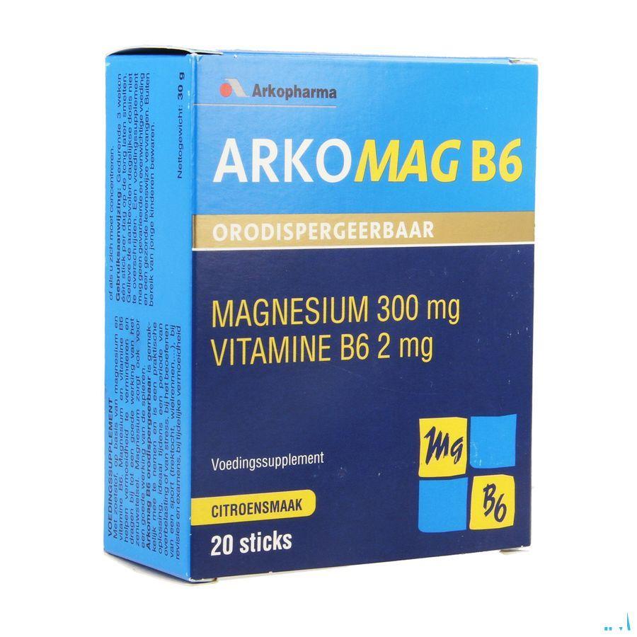 Arkomag B6 Orodisp. Stick 20  -  Arkopharma