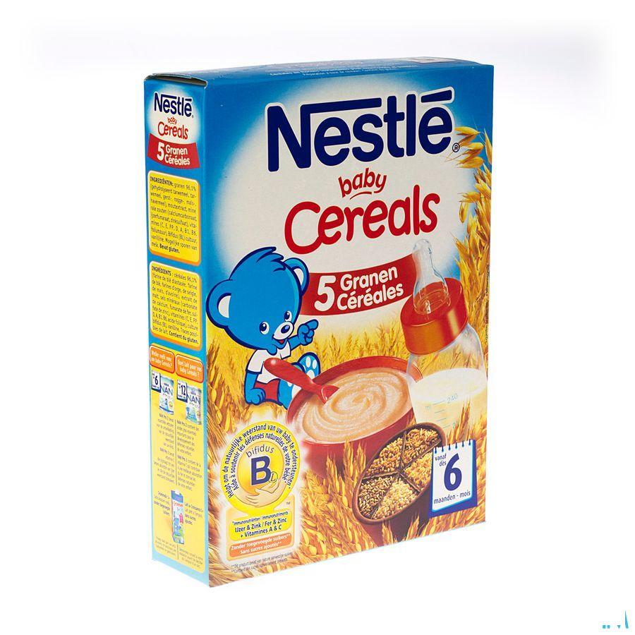 Nestle Baby Cereals 5 Granen 250 gr  -  Nestle