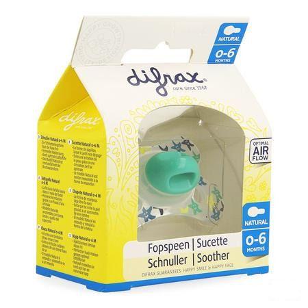 Difrax Fopspeen Natural 0-6 M  -  Difrax