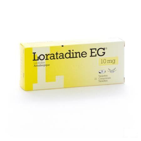 Loratadine EG 10 mg Comprimes 21 X 10 mg  -  EG