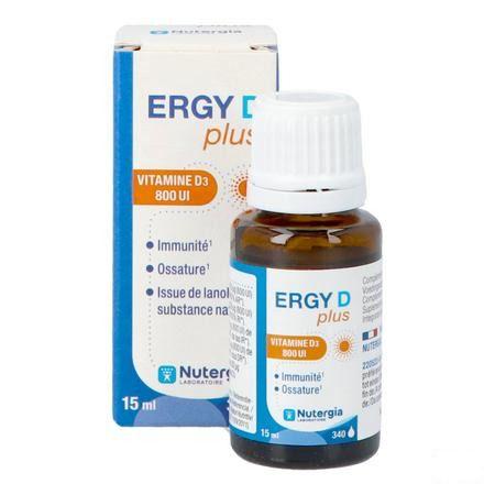 Ergy D Plus Flacon 15 ml  -  Lab. Nutergia