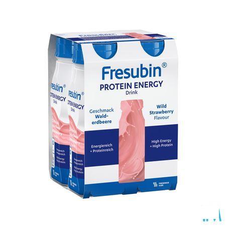 Fresubin Protein Energy Drink 200 ml Fraise Des Bois/bosaardbei  -  Fresenius