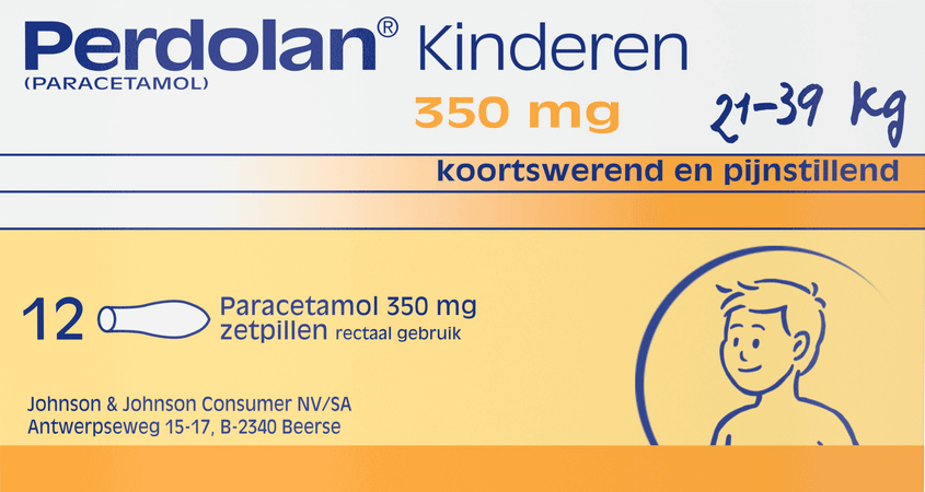 Perdolan Suppo Kind Enf 12x350 mg