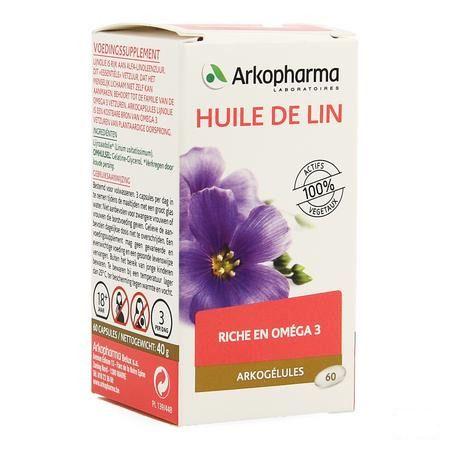 Arkocaps Lijnzaadolie 60  -  Arkopharma