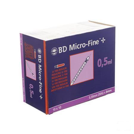 Bd Microfine+ Ins.Spuit 0,5  ml 30G 8,0Mm100 324825