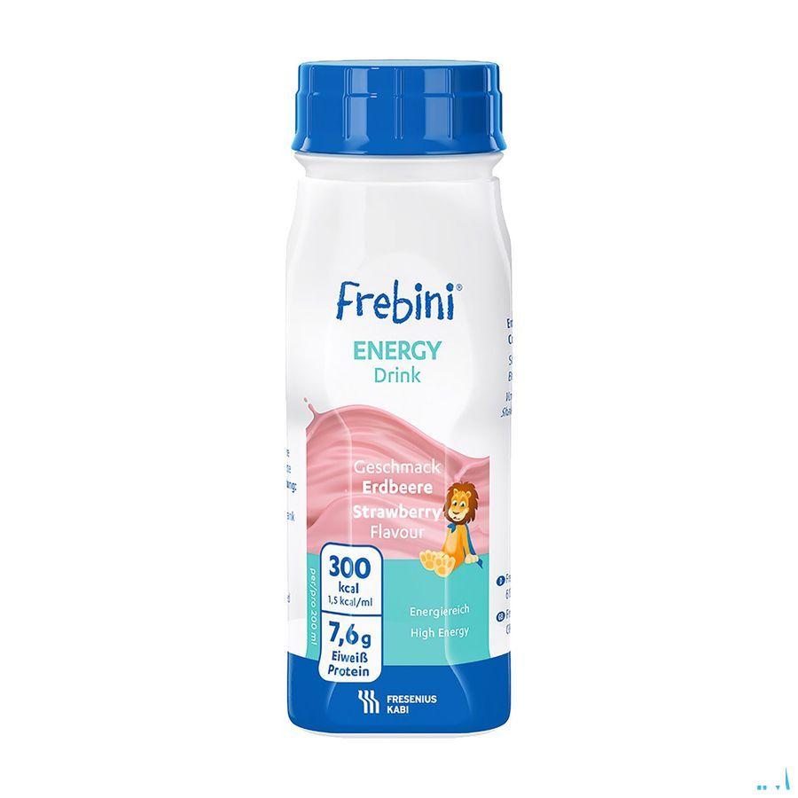 Frebini Energy Drink 200 ml Fraise/aardbei  -  Fresenius