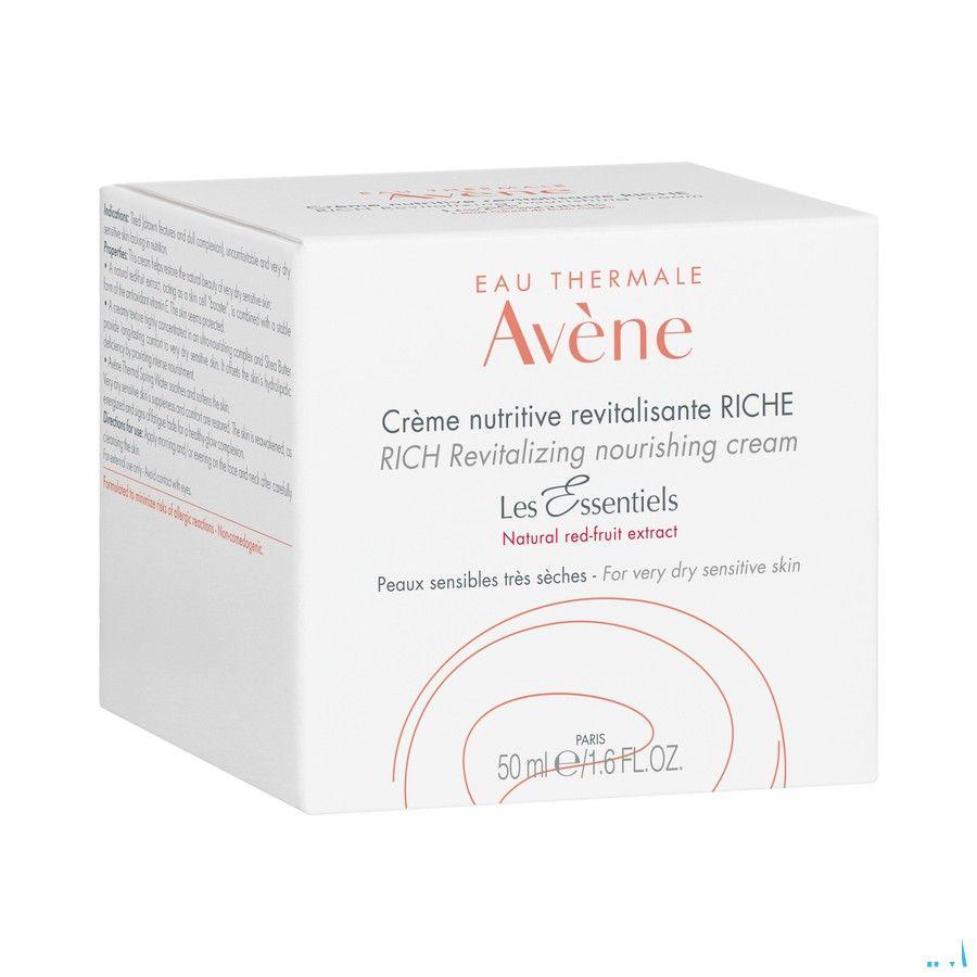 Avene Les Essentiels Rijke Revit. Voedende Creme 50 ml  -  Avene