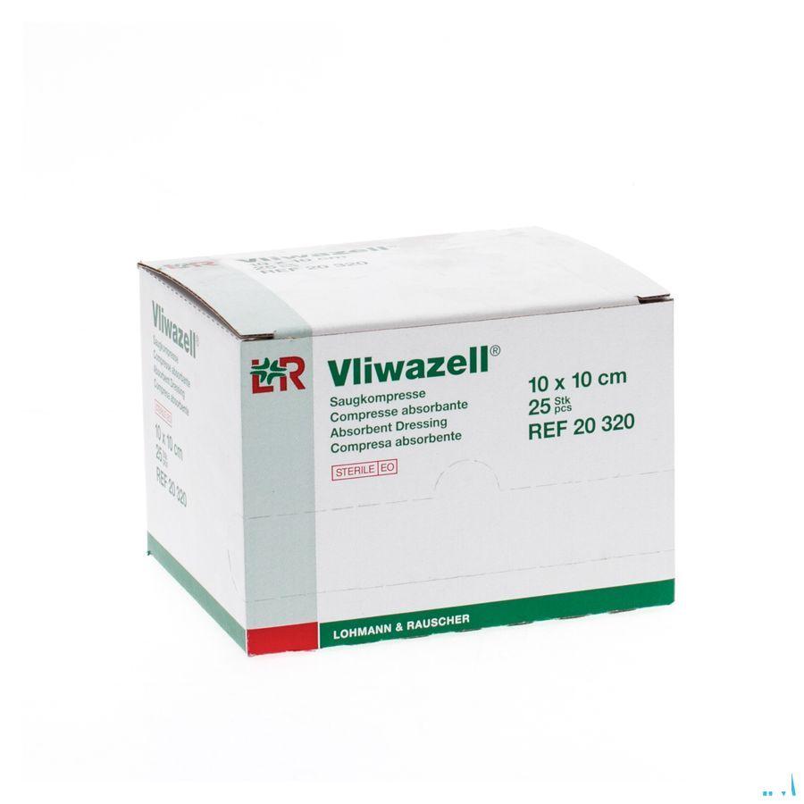 Vliwazell Kp Steriel 10x10cm 25 20320  -  Lohmann & Rauscher