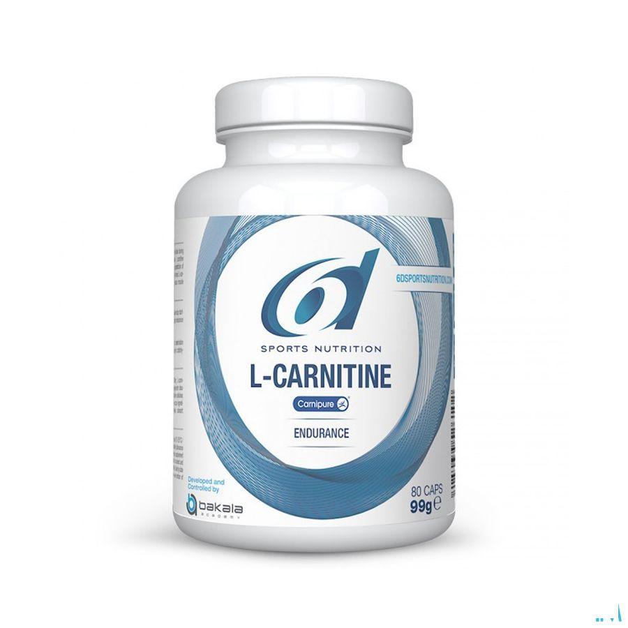6D Sixd L-Carnitine Carnipure Caps 80