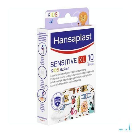 Hansaplast Sensitive Kids xl 6 x 7Cm Strips 10