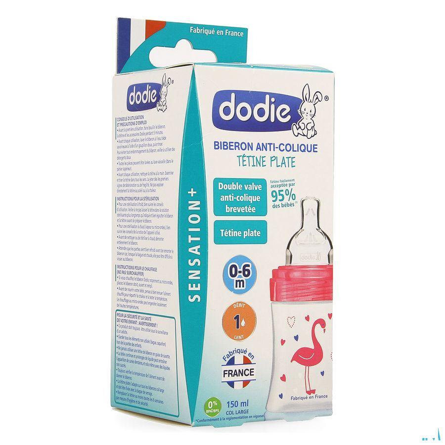 Dodie Zuigfles Sensation + Flamingo 0-6m 150 ml