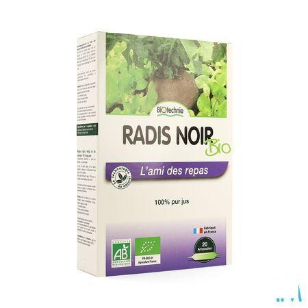 Zwarte Radijs Bio Ampullen 20x10 ml Biotechnie