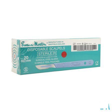 Scalpel S.m Disposable Steriel Nr20 10  -  Wm Supplies