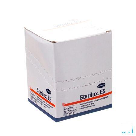 Sterilux Es 5x5cm 8pl.st. 25x2 P/s  -  Hartmann
