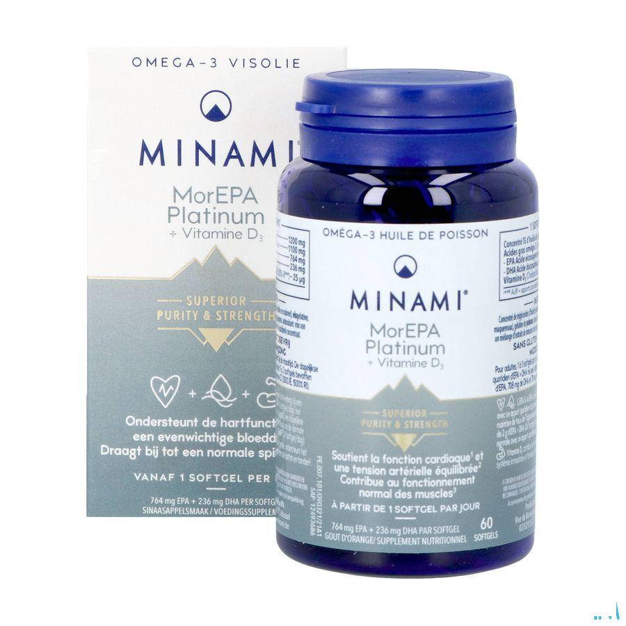 Minami Morepa Platinum + Vit D3 Caps 60  -  Nestle