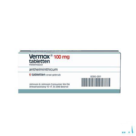 Vermox Comprimes 6x100 mg