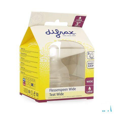 Difrax Tetine Natural Wide Large 678  -  Difrax