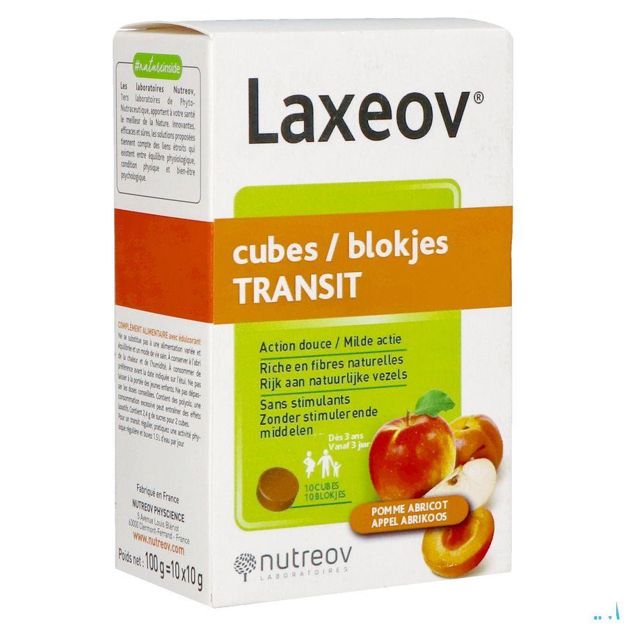 Laxeov Pomme-abricot Cubes 10xx10 gr