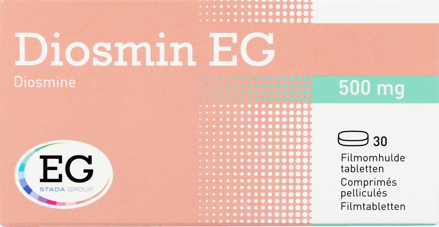 Diosmin Eg 500 mg Filmomh Tabl 30  -  EG