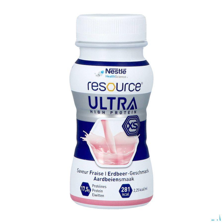 Resource Ultra Aardbei 4X125 ml  -  Nestle