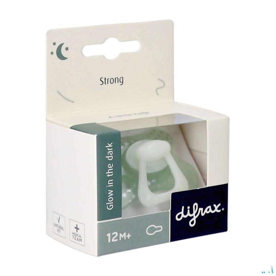 Difrax Fopspeen Natural 12 + Nacht  -  Difrax