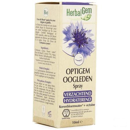 Herbalgem Optigem Oogleden Spray 10 ml  -  Herbalgem