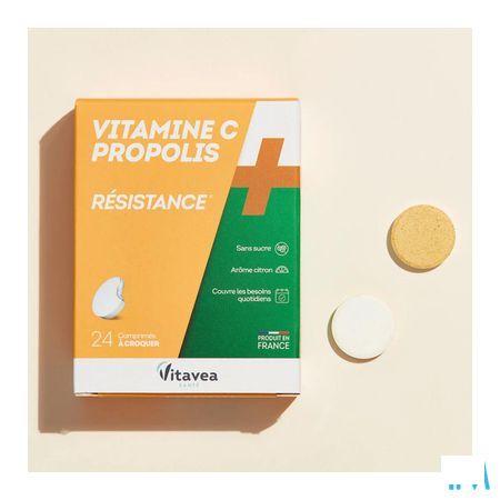 Vitamine C + propolis Kauwtabletten Tube 2x12  -  Nutrisante