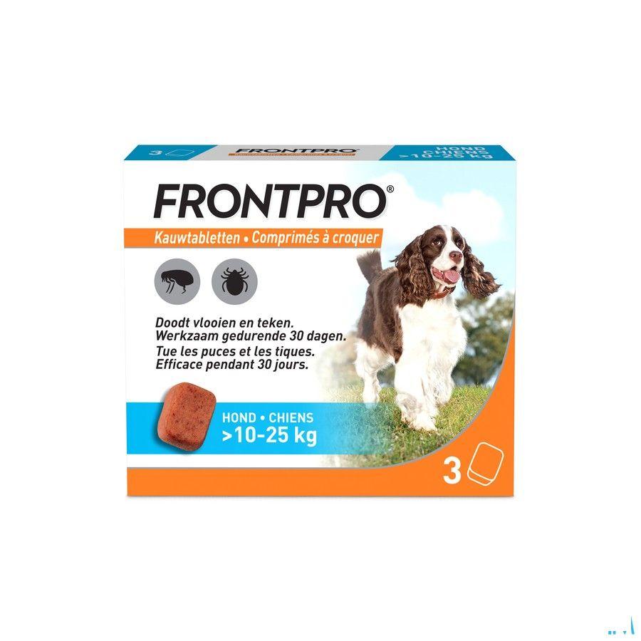 Frontpro 68Mg >10-25Kg Hond Kauwtabl 3