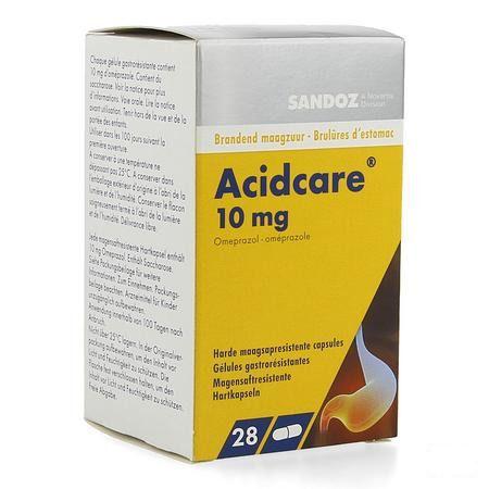 Acidcare 10 mg Sandoz Capsule Maagsapres 28 X 10 mg