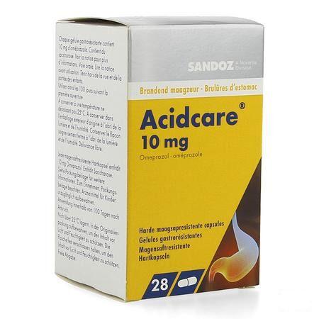 Acidcare 10 mg Sandoz Capsule Gastro Res 28 X 10 mg 