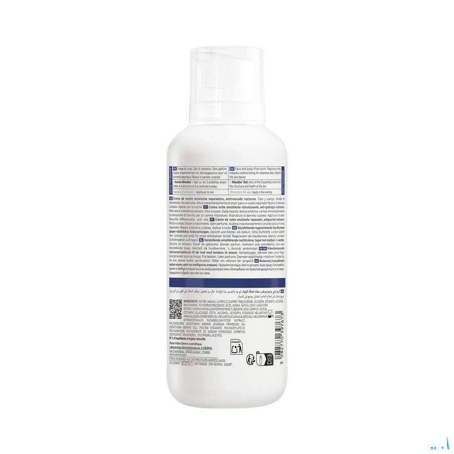 Aderma Exomega Control Cr Nuit Emol. Reparat 400 ml