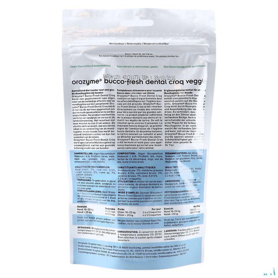Orozyme Bucco-fresh Dental Croq Dog >10kg 150 gr  -  Ecuphar