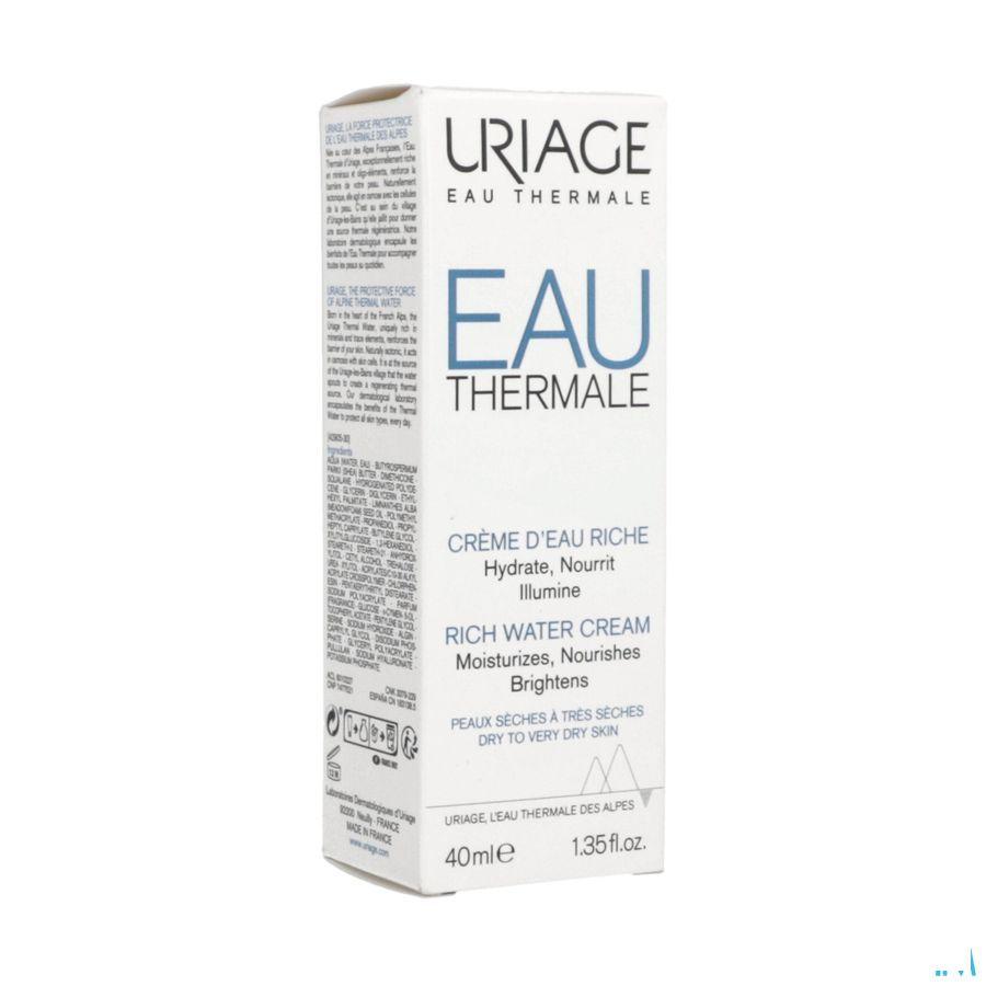 Uriage Thermaal Water Creme Rijk Water 40 ml