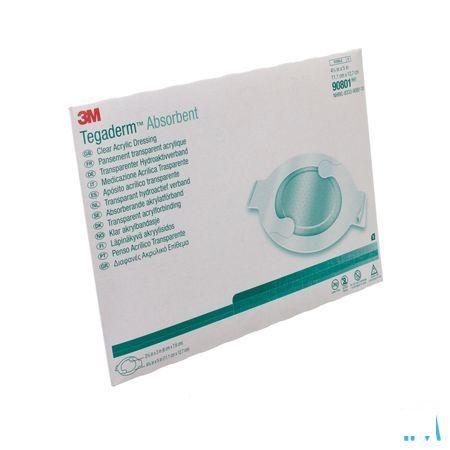 Tegaderm 3m Absorb.transp Ster 11,1x12,7cm 5 90801  -  3M