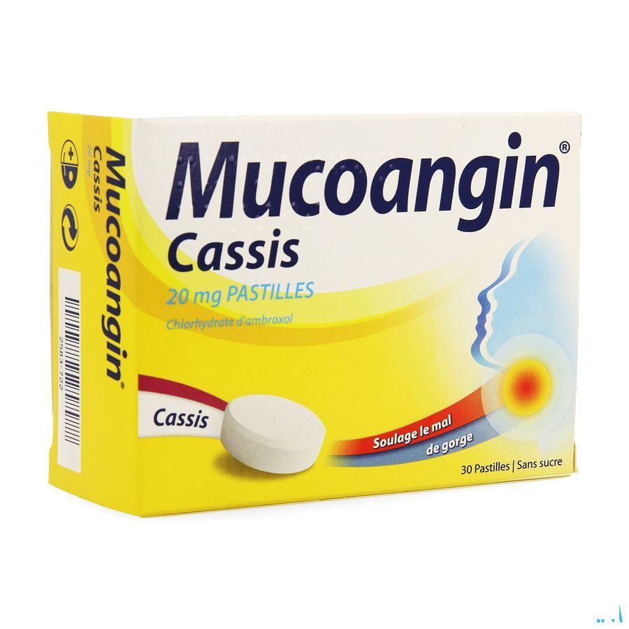 Mucoangin Zwarte Bes Zuigtabletten 30x20 mg