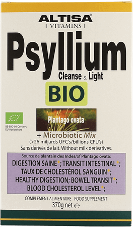 Altisa Cleanse & light Psyllium Probiotica Bio 370 gr  -  Dieximport