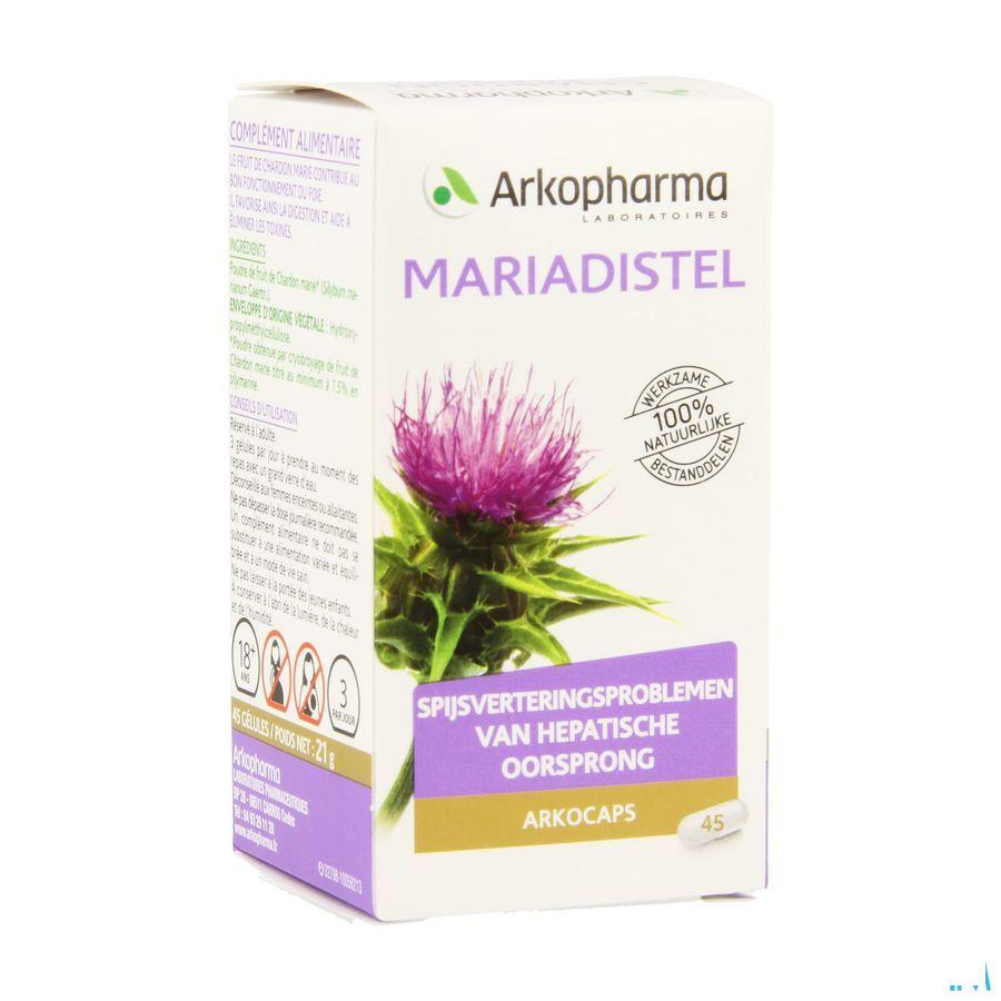 Arkocaps Mariadistel Plantaardig 45  -  Arkopharma