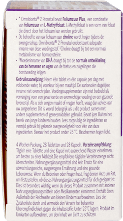 Omnibionta Pronatal 2 Zwanger.4weken Tabl 28+Caps 28