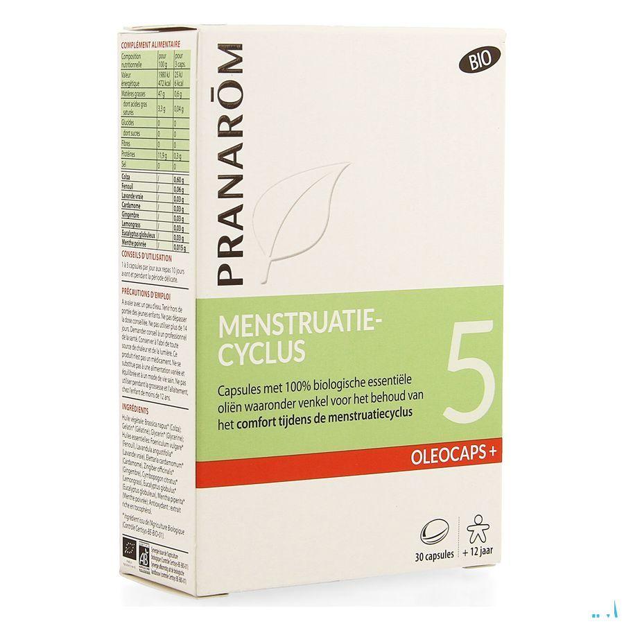 OleoCapsule + Bio 5 Menstruatie Capsule 30  -  Pranarom