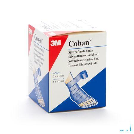 Coban Rekverband Blue Rol 7,5cmx4,57m 1583p-b  -  3M