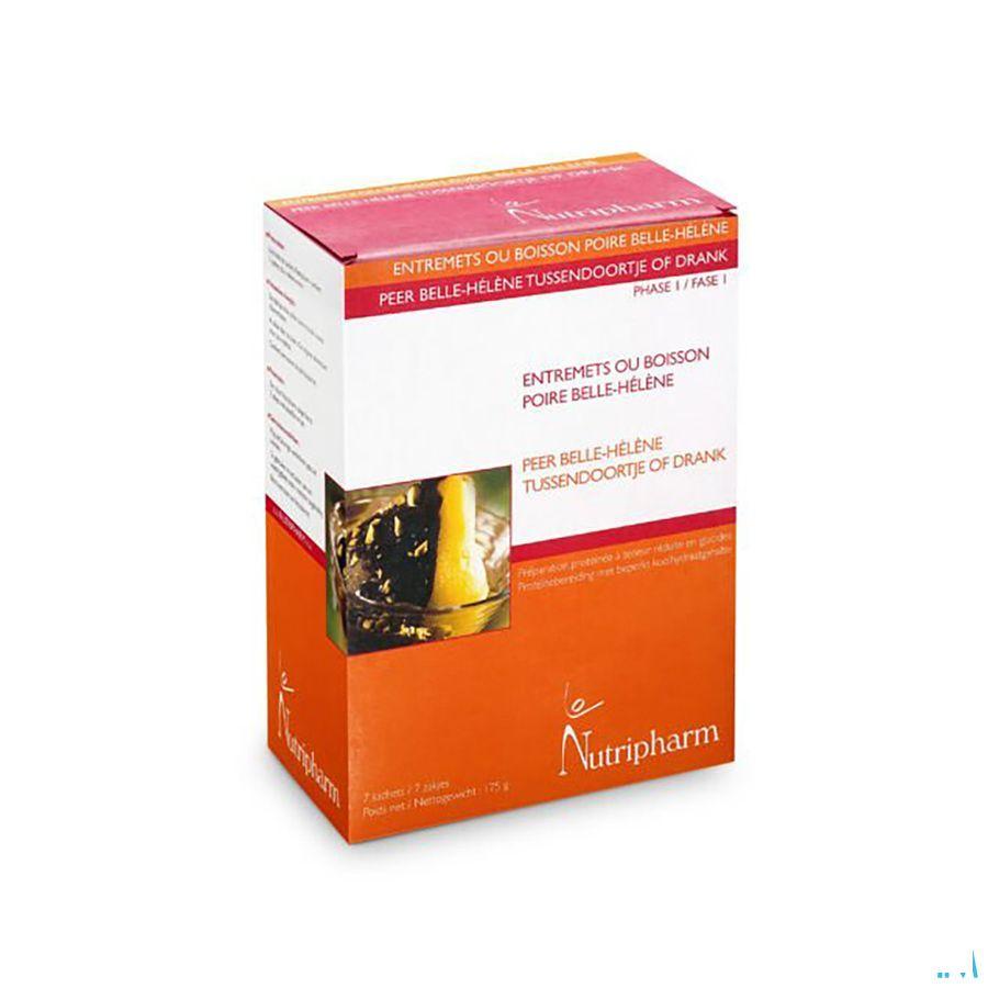 Nutripharm Entremets Poire Belle-helene Sachets 7x25 gr