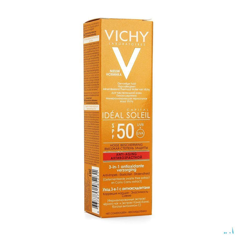 Vichy Ideal Soleil Anti age Ip50 50 ml  -  Vichy
