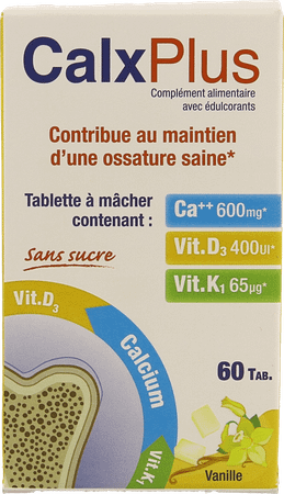 Calx-plus Vanille Tabletten 60
